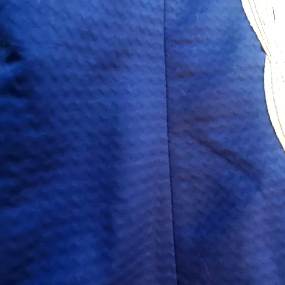 Lilly Pulitzer Valli Shift Dress Size 6 Navy Blue White Gold Sleeveless Cotton - Picture 10 of 13